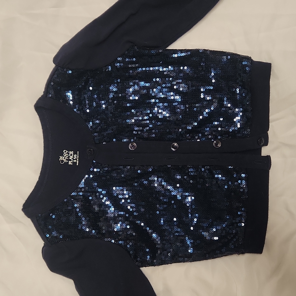 1989 Place Sparkle Front Sweater